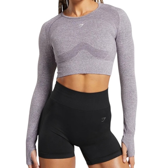 Gymshark Fit Leggings and Flex Long Sleeve Crop Top Bundle - Picture 4 of 10
